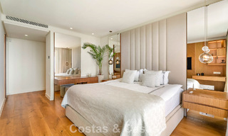 Modern, luxueus tuinappartement te koop met panoramisch zicht op de kust i/e gated boutique complex nabij Marbella stad 794488 