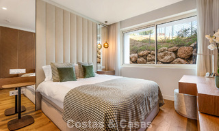 Modern, luxueus tuinappartement te koop met panoramisch zicht op de kust i/e gated boutique complex nabij Marbella stad 794494 