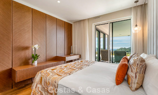 Modern, luxueus tuinappartement te koop met panoramisch zicht op de kust i/e gated boutique complex nabij Marbella stad 794497 