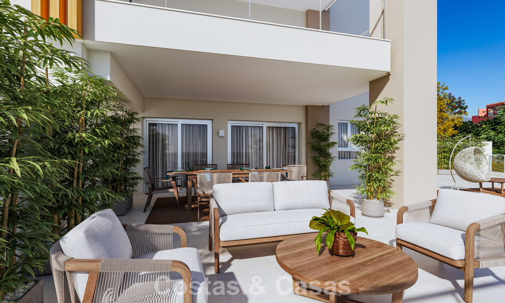 Nieuwe, moderne appartementen met fenomenaal uitzicht te koop in Mijas Costa, Costa del Sol 794607