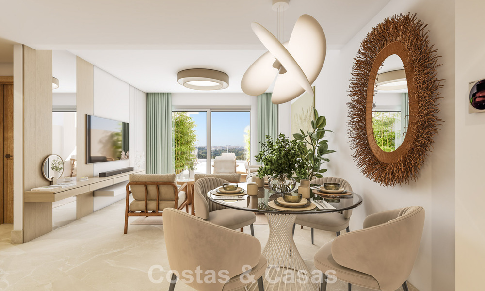 Nieuwe, moderne appartementen met fenomenaal uitzicht te koop in Mijas Costa, Costa del Sol 794614