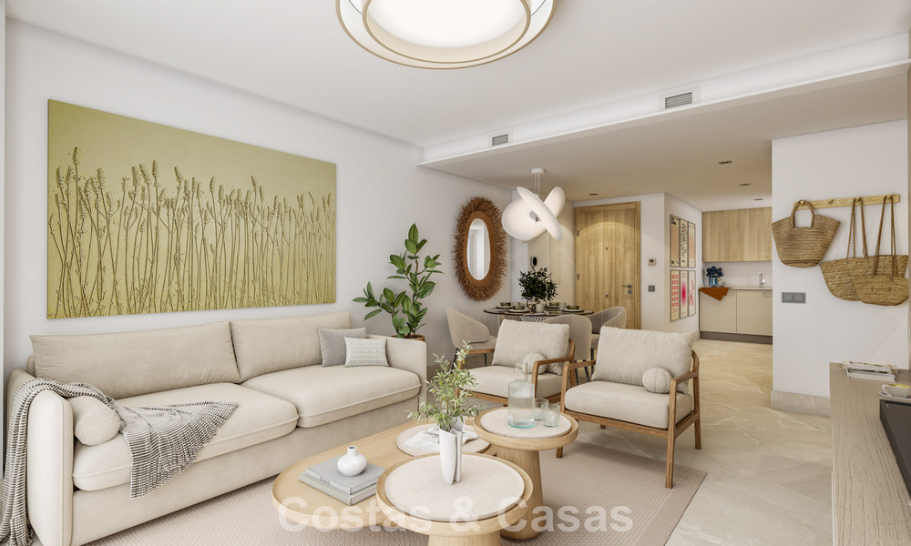Nieuwe, moderne appartementen met fenomenaal uitzicht te koop in Mijas Costa, Costa del Sol 794615