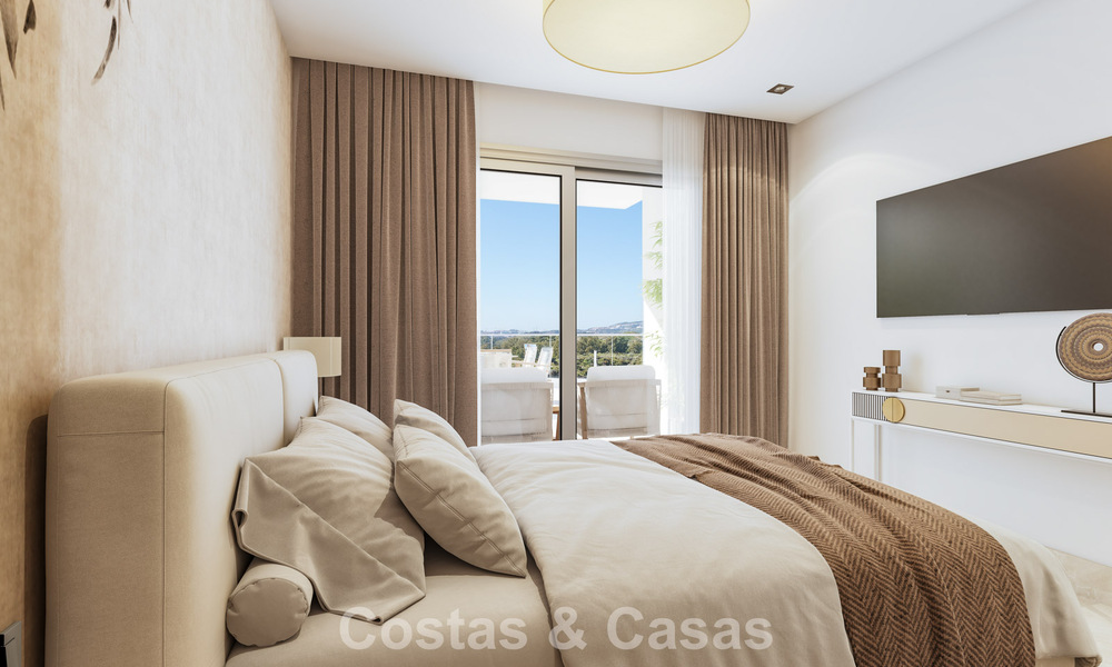 Nieuwe, moderne appartementen met fenomenaal uitzicht te koop in Mijas Costa, Costa del Sol 794616