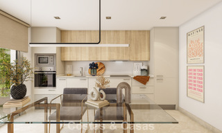 Nieuwe, moderne appartementen met fenomenaal uitzicht te koop in Mijas Costa, Costa del Sol 794622 