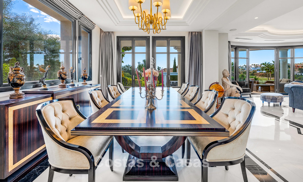 Statige luxevilla met golf-, berg- en zeezicht te koop in een golfwijk in Marbella - Benahavis 794737