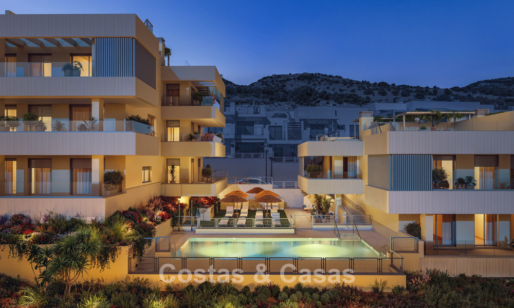 Energiezuinige, moderne appartementen met panoramisch zeezicht te koop in Benalmadena, Costa del Sol 794885