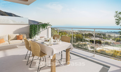 Moderne appartementen te koop in een eigentijds bouwproject met zeezicht in Benalmadena, Costa del Sol 794896