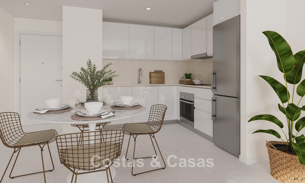 Moderne appartementen te koop in een eigentijds bouwproject met zeezicht in Benalmadena, Costa del Sol 794898