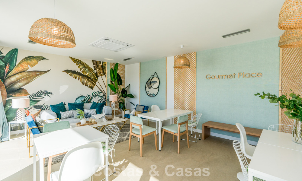 Moderne appartementen te koop in een eigentijds bouwproject met zeezicht in Benalmadena, Costa del Sol 794907