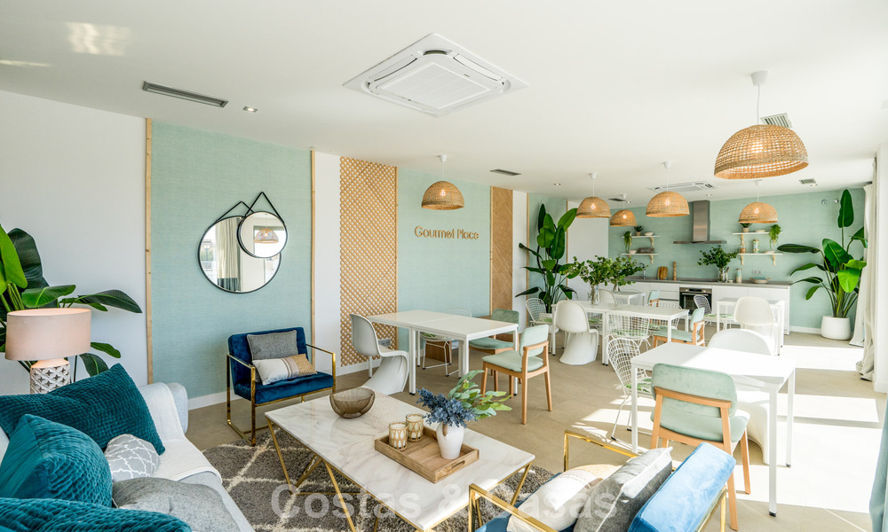 Moderne appartementen te koop in een eigentijds bouwproject met zeezicht in Benalmadena, Costa del Sol 794909