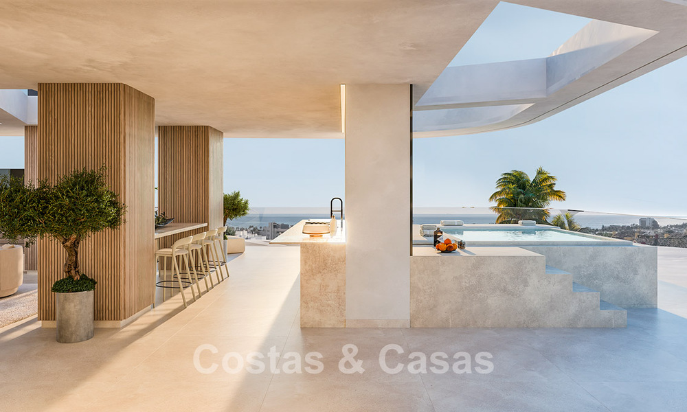 Moderne, innovatieve nieuwbouwappartementen te koop met zeezicht op de New Golden Mile, tussen Marbella en Estepona 794813