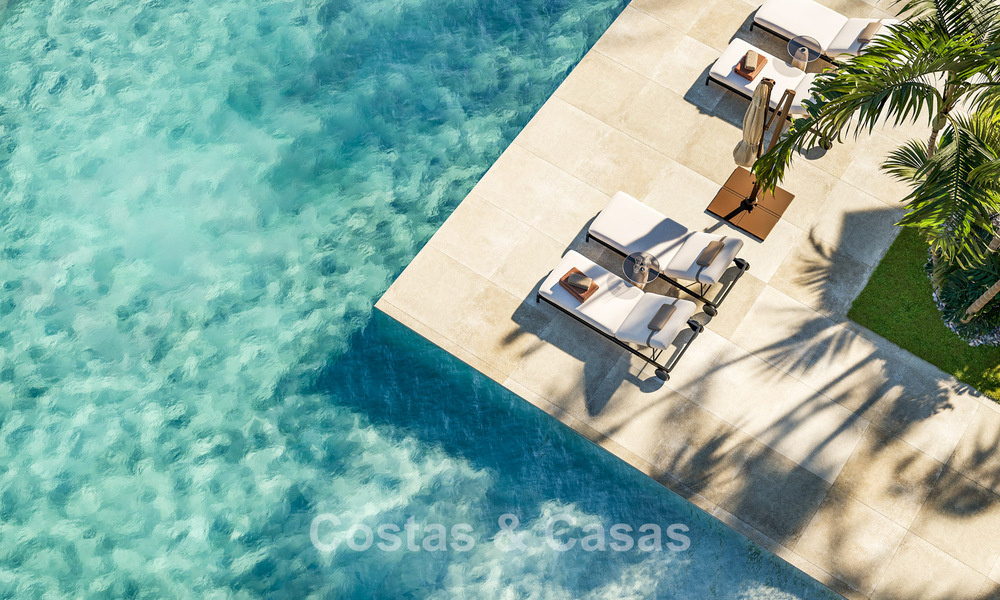 Moderne appartementen met panoramisch zeezicht te koop in een golfgebied in Mijas Costa, Costa del Sol 794774