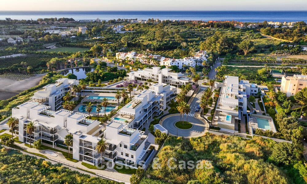 Moderne appartementen met schitterend zeezicht te koop op de New Golden Mile tussen Marbella en Estepona 795069