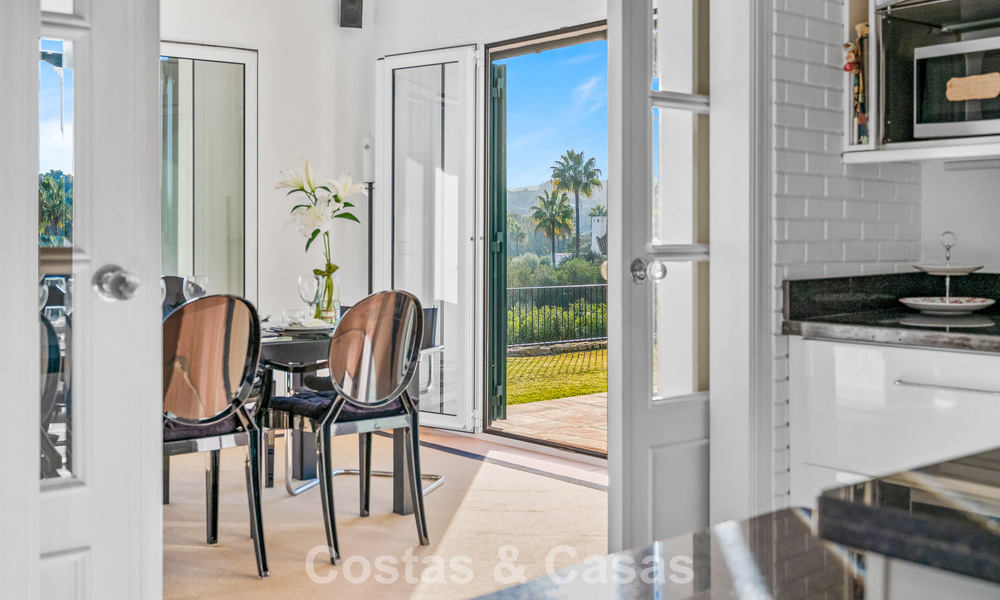 Authentieke Andalusische villa met idyllisch, panoramisch golfzicht te koop in Sotogrande Alto, Costa del Sol 795224
