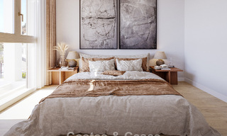 Exclusieve, geschakelde villa’s met zeezicht te koop in een begeerde golfomgeving in Mijas, Costa del Sol 795295 