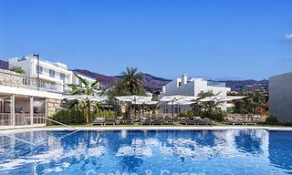 Exclusieve, geschakelde villa’s met zeezicht te koop in een begeerde golfomgeving in Mijas, Costa del Sol 795297 