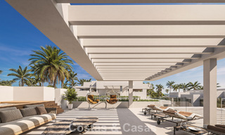 Moderne luxe nieuwbouwappartementen te koop op loopafstand v/h strand en dicht bij Estepona stad o/d New Golden Mile 795516 