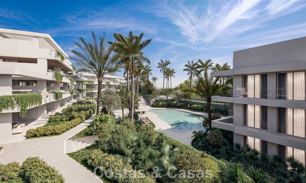Moderne luxe nieuwbouwappartementen te koop op loopafstand v/h strand en dicht bij Estepona stad o/d New Golden Mile 795521