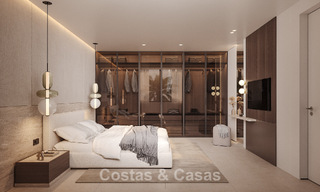 Moderne luxe nieuwbouwappartementen te koop op loopafstand v/h strand en dicht bij Estepona stad o/d New Golden Mile 795555 