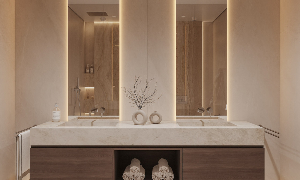 Moderne luxe nieuwbouwappartementen te koop op loopafstand v/h strand en dicht bij Estepona stad o/d New Golden Mile 795560