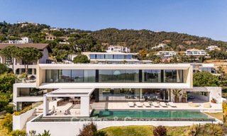Spectaculaire, hedendaagse luxevilla te koop met zeezicht in El Madroñal, Marbella - Benahavis 796239 