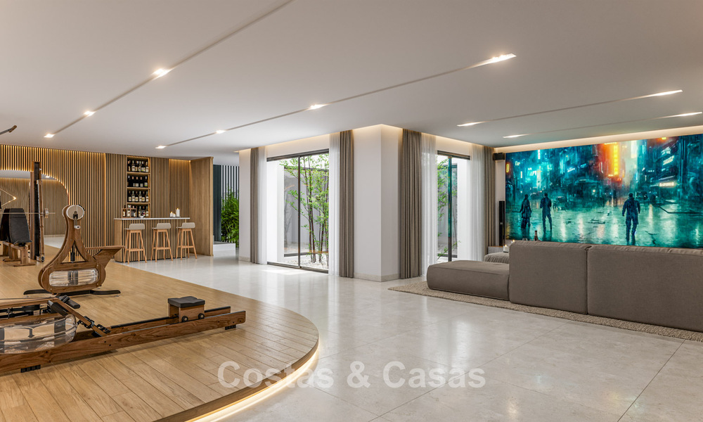 Exclusieve, moderne, gelijkvloerse villa met verwarmd zwembad te koop op de New Golden Mile, Marbella - Estepona 796036