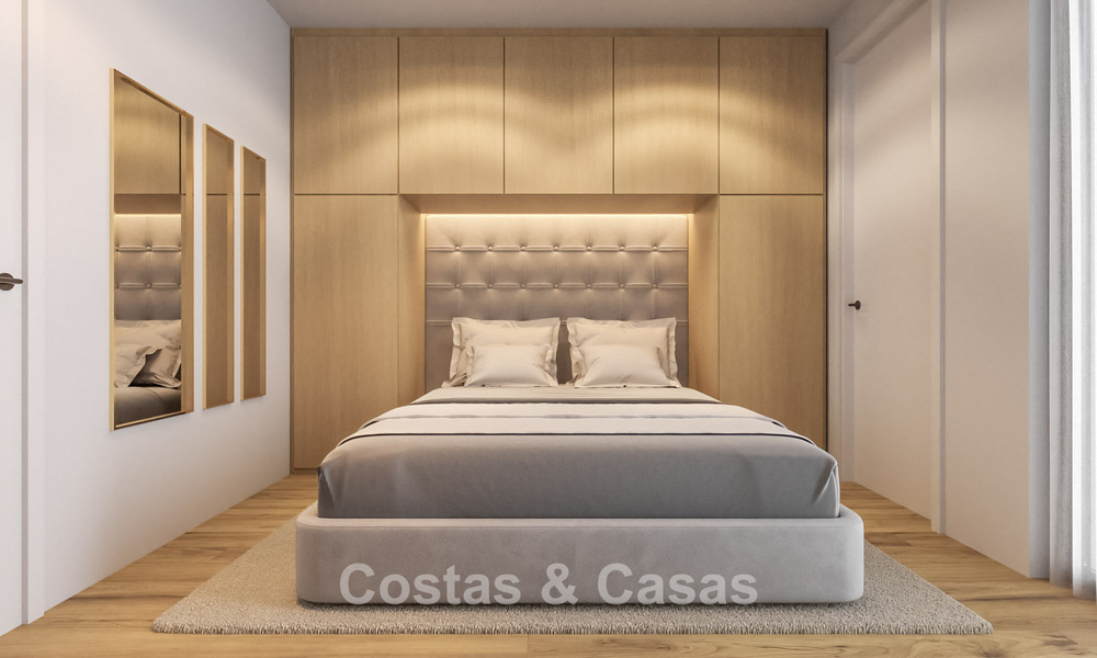 Gloednieuwe, moderne luxevilla met zeezicht te koop aan de strandzijde ten oosten van Marbella centrum 796231