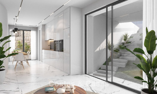 Gloednieuwe, moderne luxevilla met zeezicht te koop aan de strandzijde ten oosten van Marbella centrum 796237 