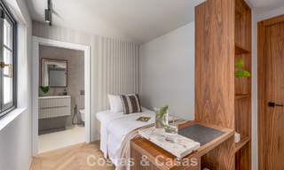 Exclusieve, architecturale villa met panoramisch golf- en zeezicht te koop in Nueva Andalucia, Marbella 796352 