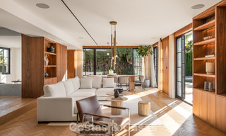 Exclusieve, architecturale villa met panoramisch golf- en zeezicht te koop in Nueva Andalucia, Marbella 796373 