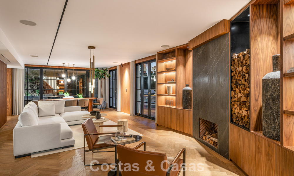 Exclusieve, architecturale villa met panoramisch golf- en zeezicht te koop in Nueva Andalucia, Marbella 796382