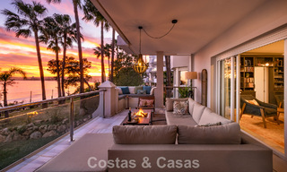 Exclusief eerstelijnstrand appartement met panoramisch zeezicht te koop in Estepona centrum 795952 