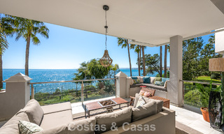 Exclusief eerstelijnstrand appartement met panoramisch zeezicht te koop in Estepona centrum 795979 