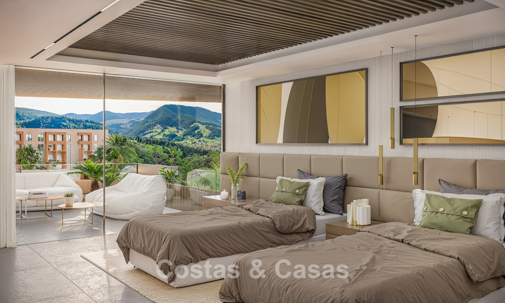 Innovatieve nieuwbouwappartementen met avant-gardist architectuur te koop in het centrum van Estepona 795915