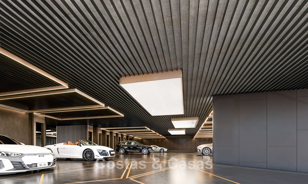 Innovatieve nieuwbouwappartementen met avant-gardist architectuur te koop in het centrum van Estepona 795923