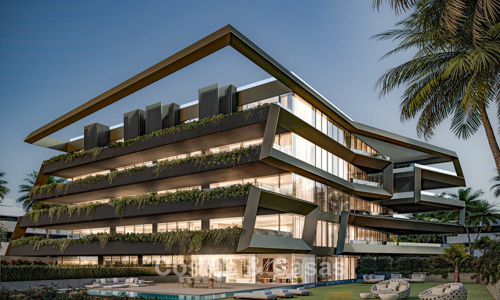 Innovatieve nieuwbouwappartementen met avant-gardist architectuur te koop in het centrum van Estepona 795925