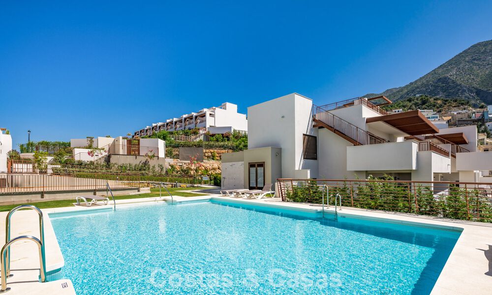Nieuw duplex penthouse met een onverstoord uitzicht te koop in het rustige Istan, vlakbij Marbella aan de Costa del Sol 796162
