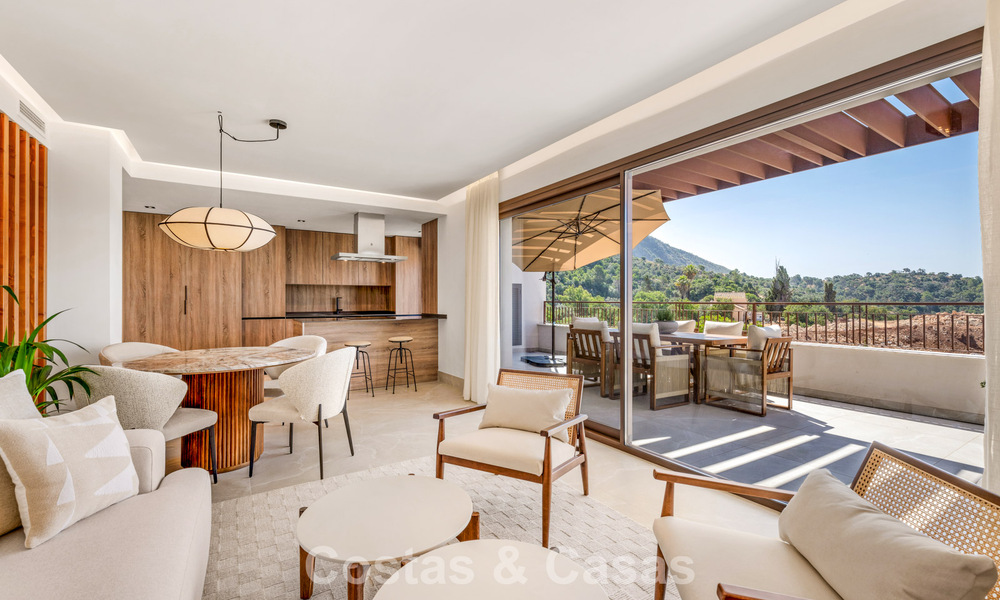 Nieuw duplex penthouse met een onverstoord uitzicht te koop in het rustige Istan, vlakbij Marbella aan de Costa del Sol 796176