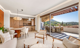 Nieuw duplex penthouse met een onverstoord uitzicht te koop in het rustige Istan, vlakbij Marbella aan de Costa del Sol 796176 