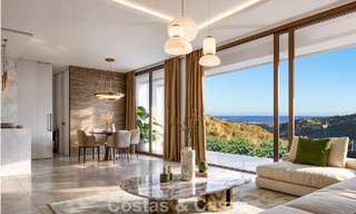 Nieuwe, high-end luxevilla te koop in een golfomgeving met zeezicht in La Cala de Mijas, Costa del Sol 796338 