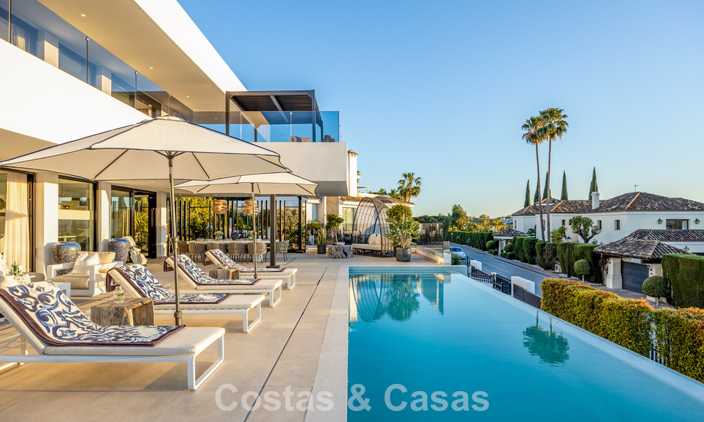 Geavanceerde luxevilla te koop eerstelijnsgolf in Nueva Andalucia’s vallei, Marbella 796699