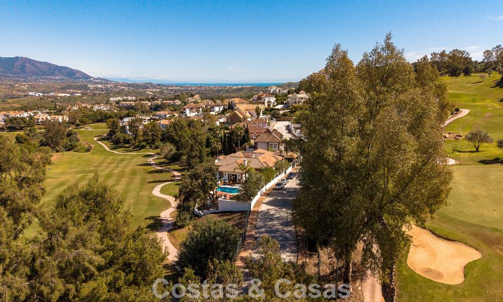 Mediterrane frontline golfvilla met panoramisch uitzicht te koop in La Cala golf resort, Mijas Costa 796441