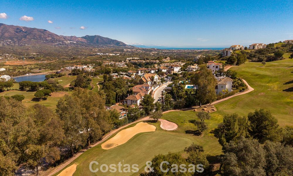 Mediterrane frontline golfvilla met panoramisch uitzicht te koop in La Cala golf resort, Mijas Costa 796442