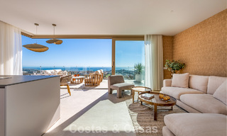 Instapklaar! Luxueuze, moderne appartementen met panoramisch zeezicht te koop in Mijas’ golfvallei aan de Costa del Sol 797119 