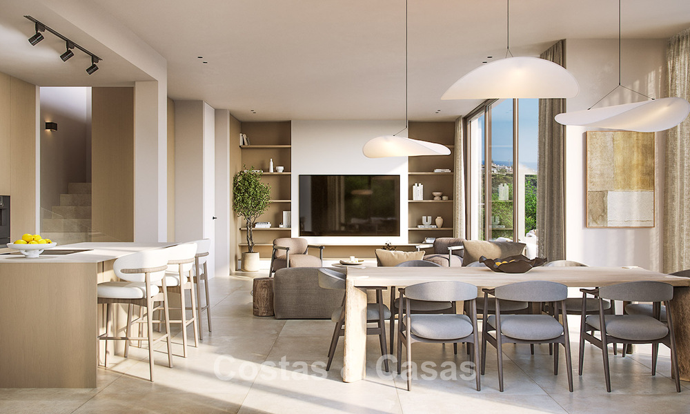 Moderne nieuwbouwvilla’s te koop direct aan de golfbaan vlak bij Estepona centrum 796966