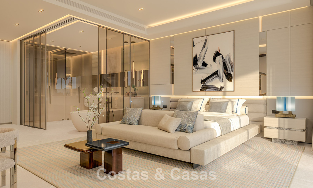Lancering! Avant-gardische luxe appartementen te koop met zeezicht op een steenworp van het strand en de boulevard in Estepona 797188