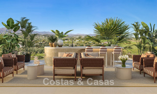 Lancering! Avant-gardische luxe appartementen te koop met zeezicht op een steenworp van het strand en de boulevard in Estepona 797201 