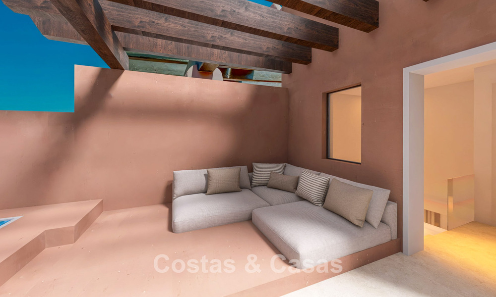 Luxueus duplex penthouse te koop in een vijfsterren strandcomplex op de New Golden Mile tussen Marbella en Estepona 797287