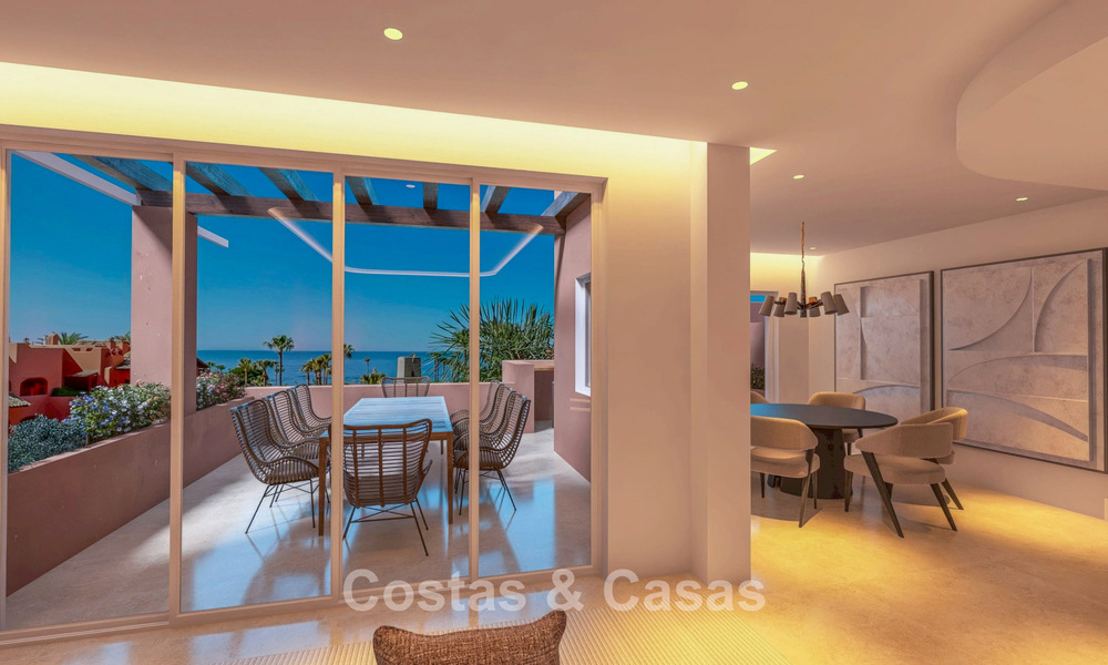 Luxueus duplex penthouse te koop in een vijfsterren strandcomplex op de New Golden Mile tussen Marbella en Estepona 797298