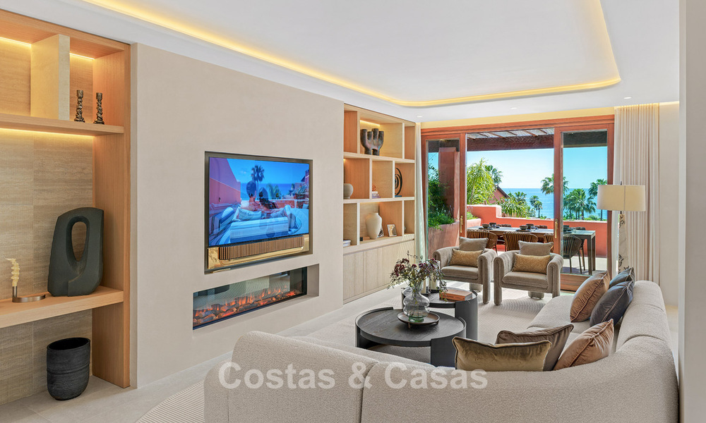 Luxueus duplex penthouse te koop in een vijfsterren strandcomplex op de New Golden Mile tussen Marbella en Estepona 797752